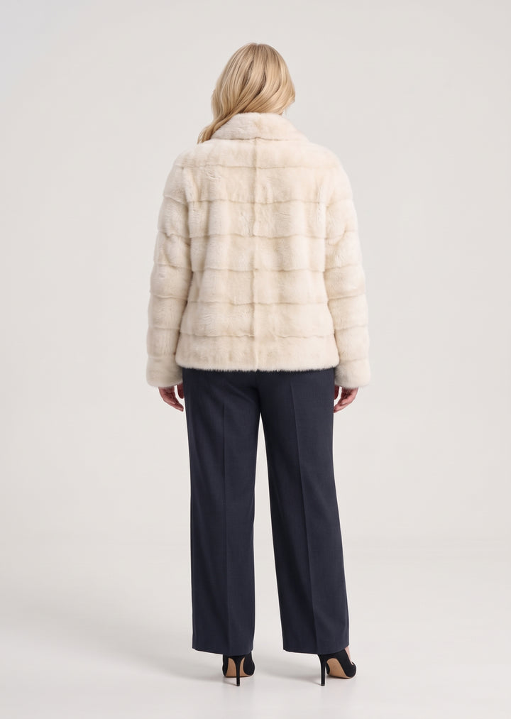 Olise, 60 cm. - Mink - Kvinder - Elfenben