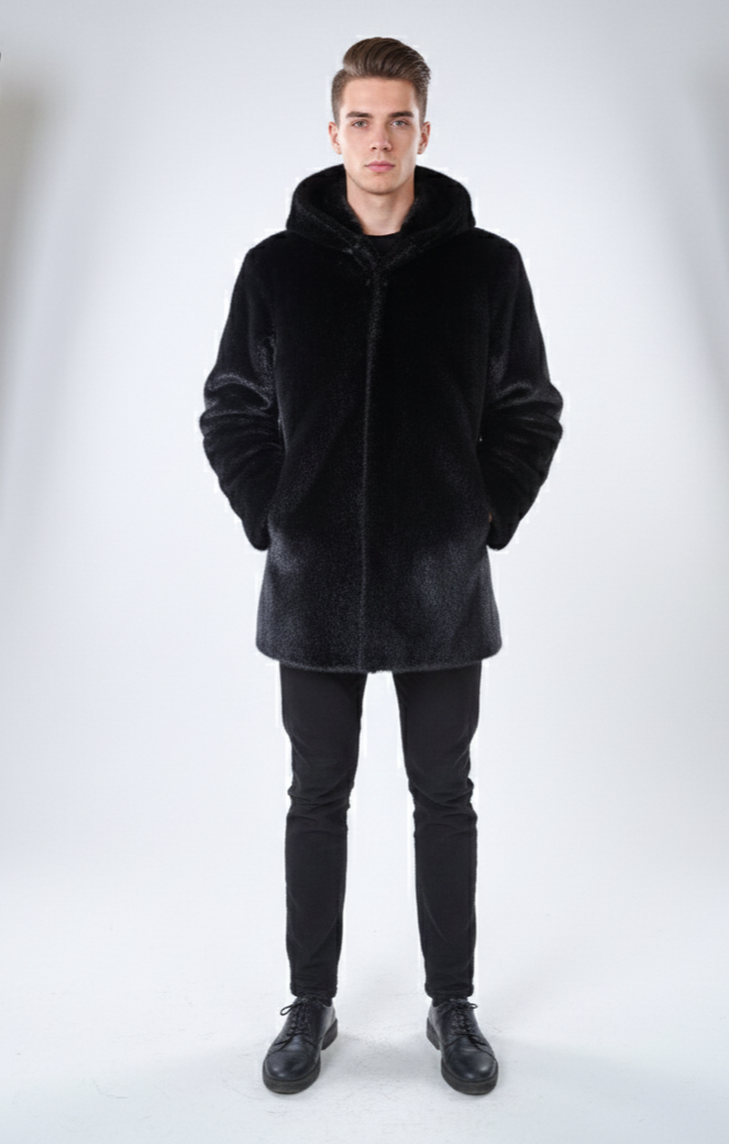 Michael, 85 cm. - Ringsal - mann - svart