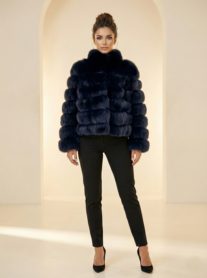 Virginia, 60 cm. - Blue Fox - Damen - Schwarz.