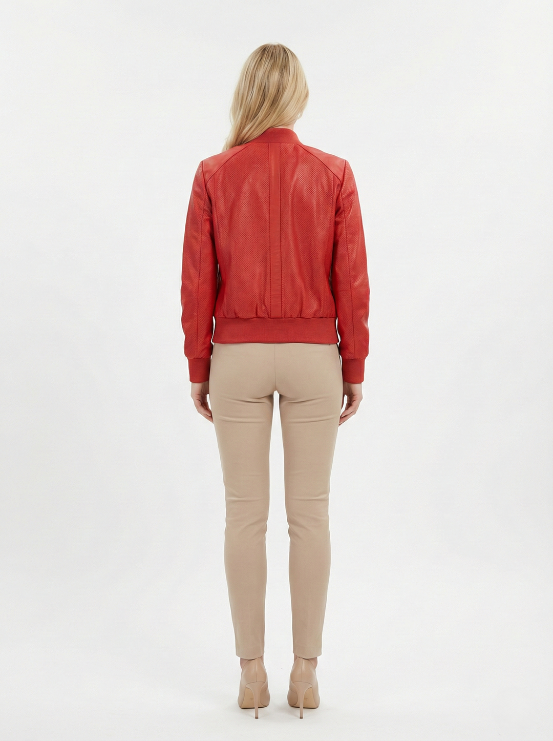 Angee, 56 cm. - Krave - Lamme Malli Læder - Damer - Chili Rød