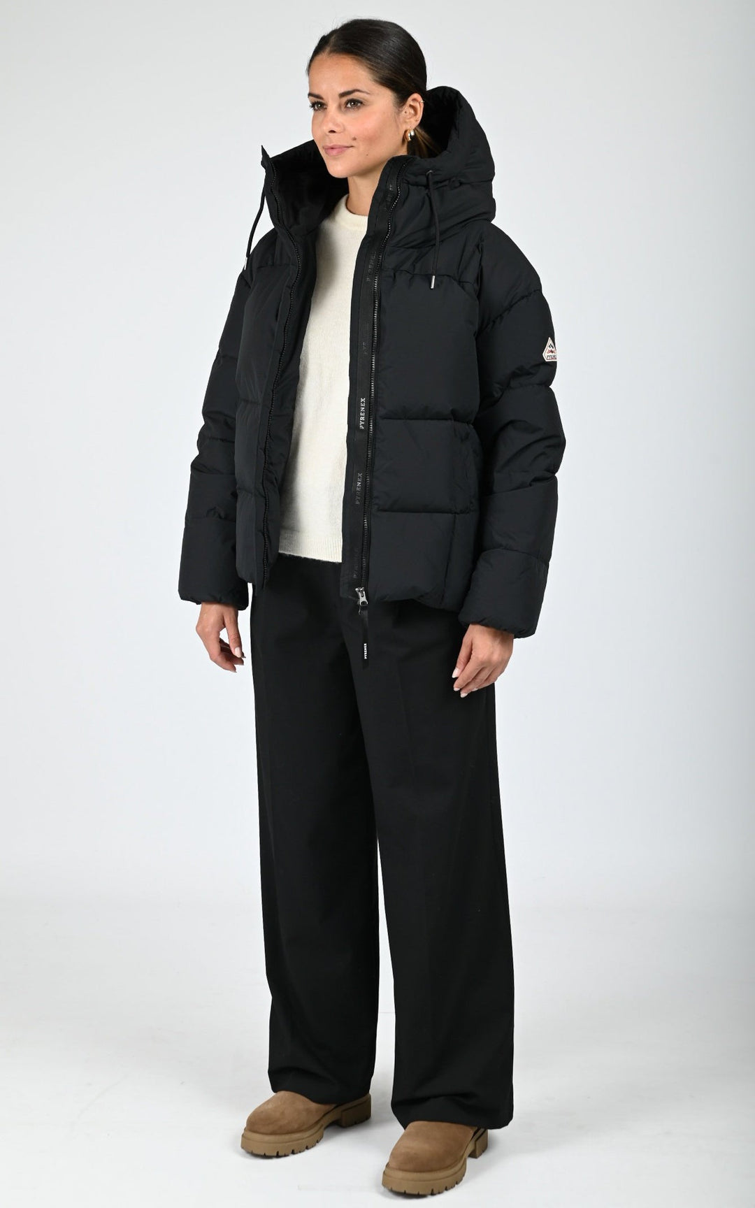 Harmonie Puffer Jacket - Black - Women