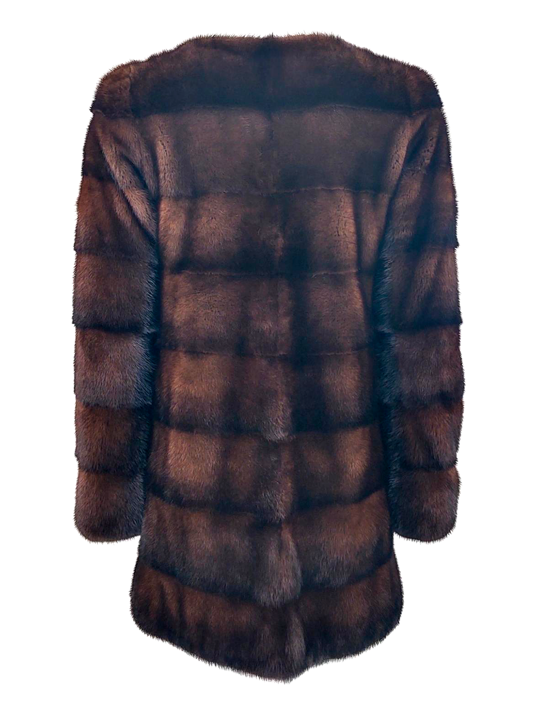 Seda, 86 cm. - Mink - Kvinde - Maghogany