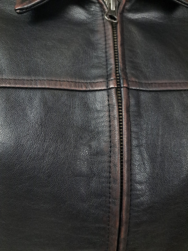 Marilyn - chèvre frottée en cuir - femmes - noir