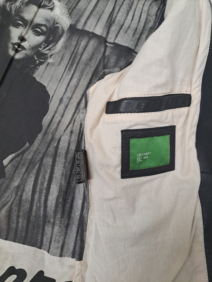 Marilyn - chèvre frottée en cuir - femmes - noir