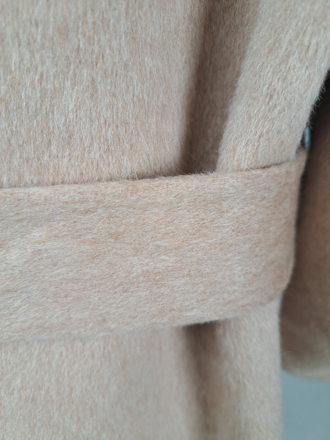 Hava & Hava, 100 cm. - Kragen - Wollmischung - Damen - Kamel