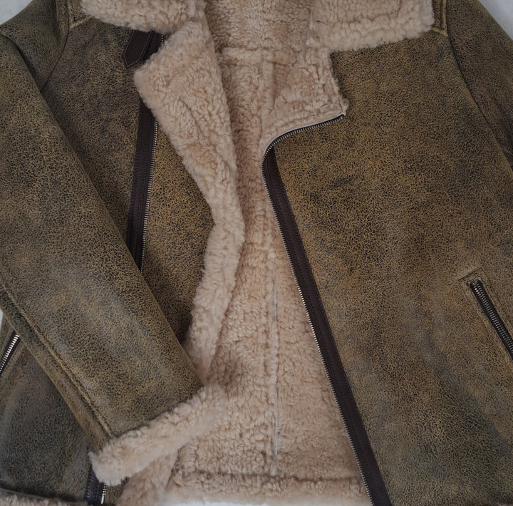 Irwing, 72 cm. - Lamb Crackle - Mann - Beige