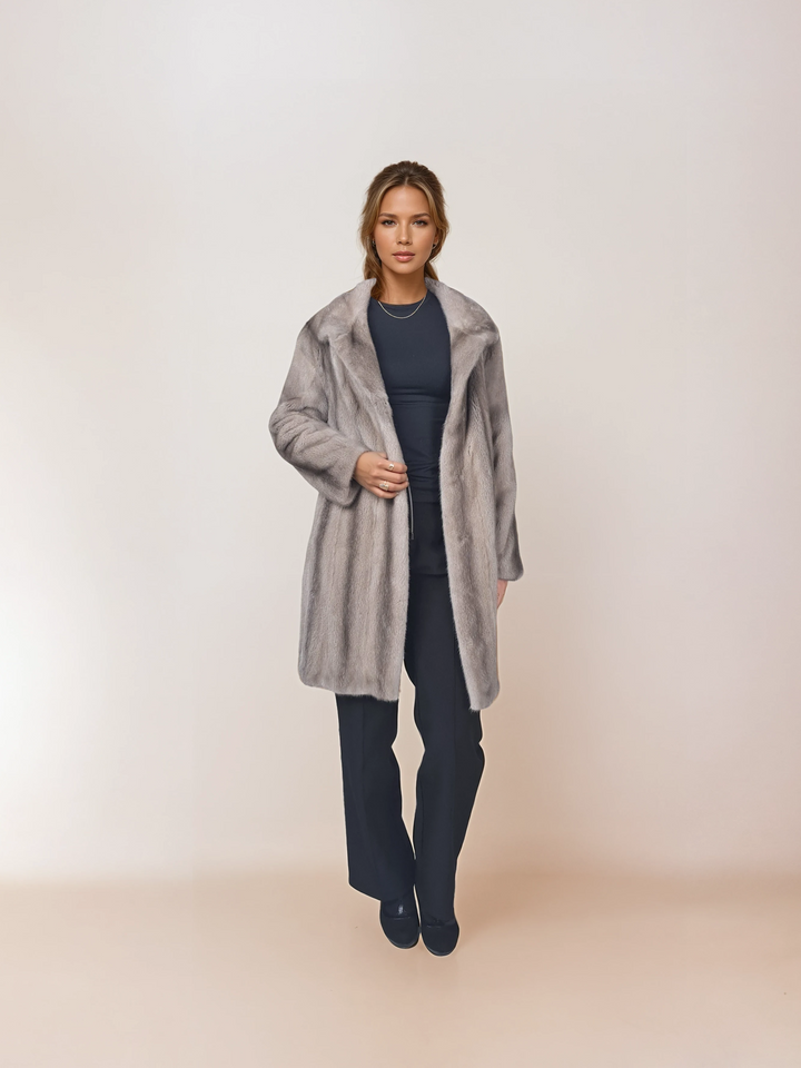 Filuka-A, 90 cm. - Krave - Mink - Damer - Sølvblå