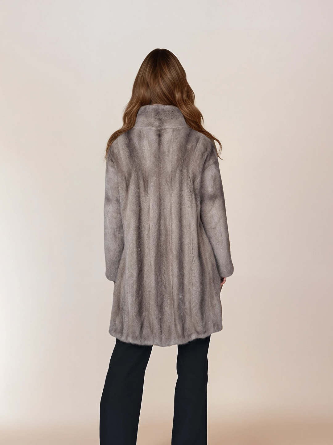 Filuka-A, 90 cm. - Krave - Mink - Damer - Sølvblå