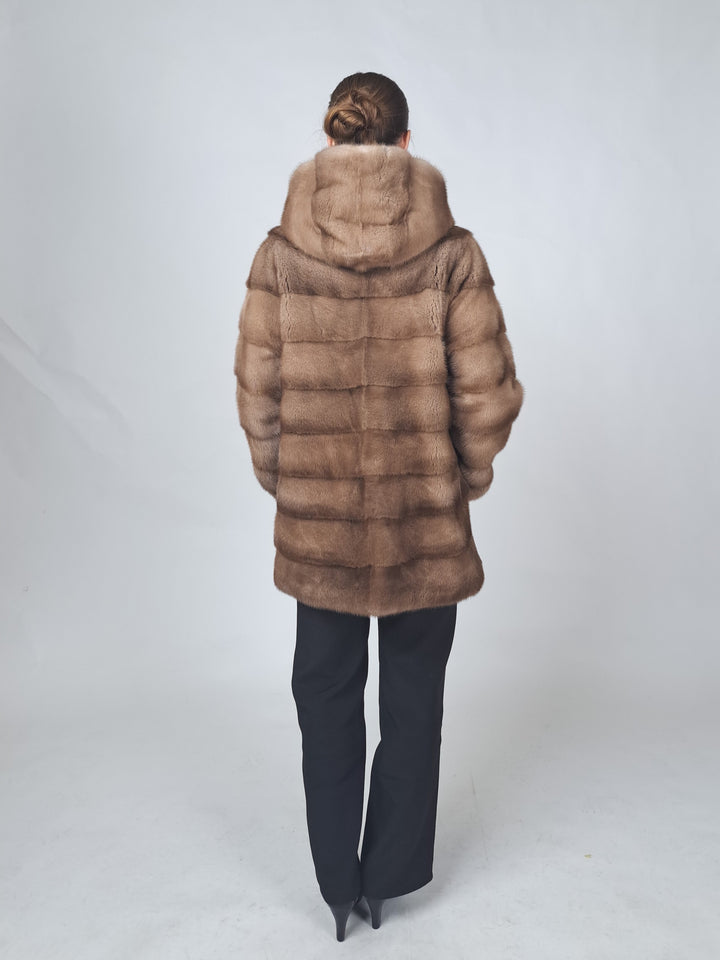 Victoria, 75 cm. - Huva - Mink - Dam - Pastell