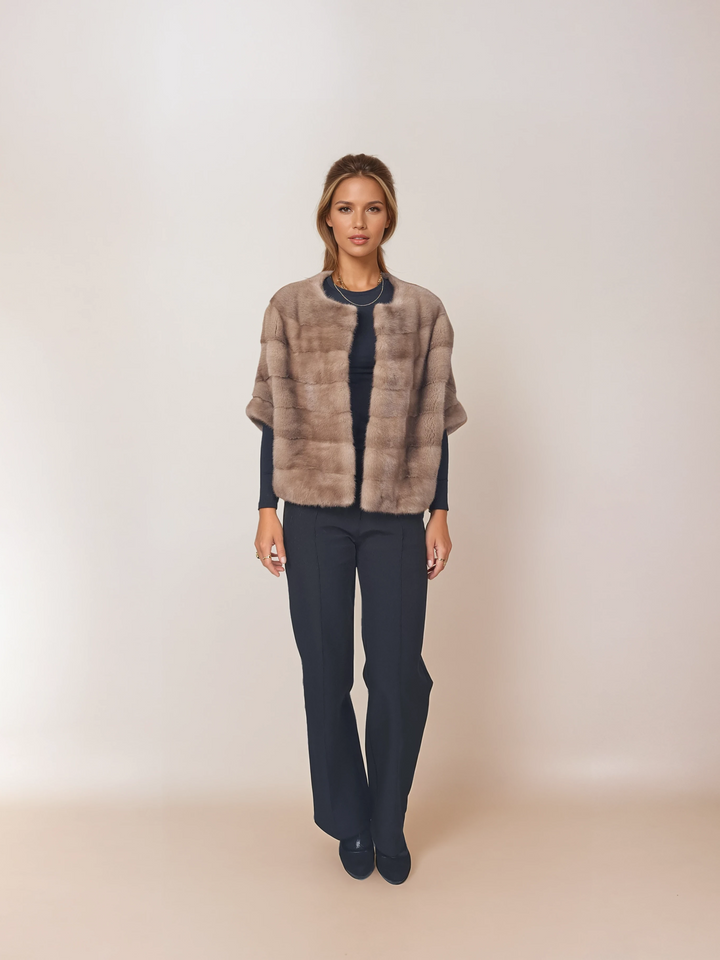 Tulle, 50 cm. - Mink - Femmes - Pastel / Mink Pels - Levinsky - Kvinde