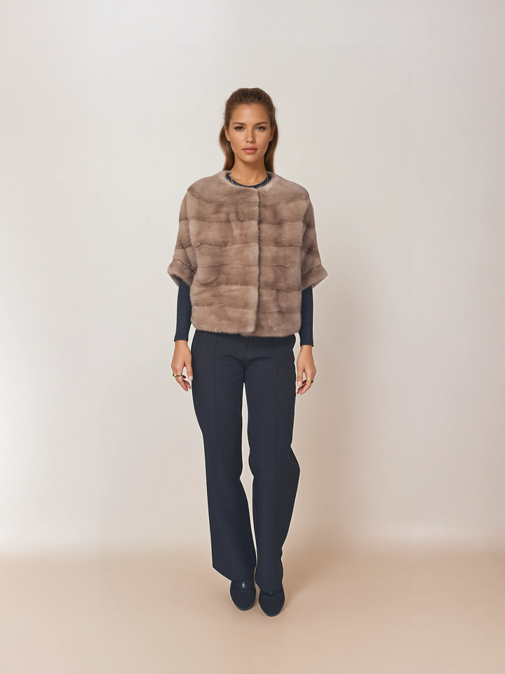 Tulle, 50 cm. - Mink - Femmes - Pastel / Mink Pels - Levinsky - Kvinde