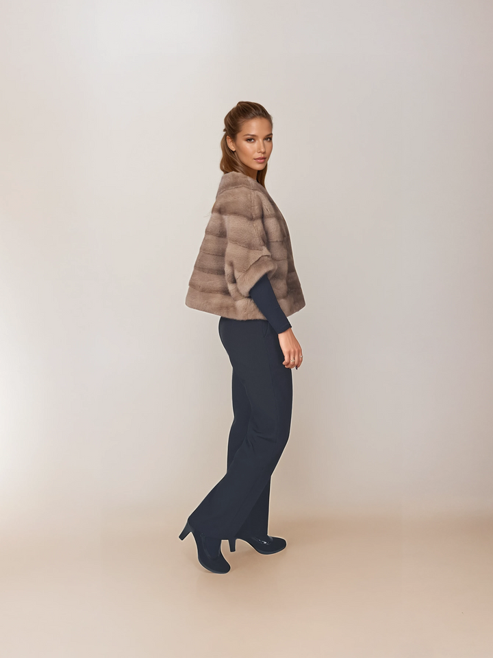 Tulle, 50 cm. - Mink - Femmes - Pastel / Mink Pels - Levinsky - Kvinde