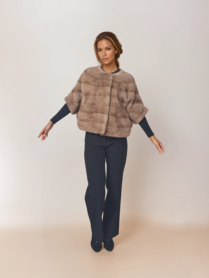 Tulle, 50 cm. - Mink - Femmes - Pastel / Mink Pels - Levinsky - Kvinde