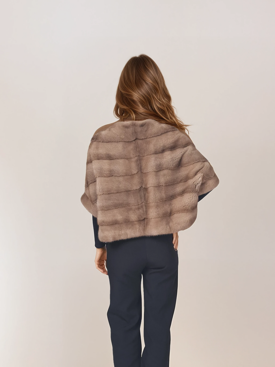 Tulle, 50 cm. - Mink - Femmes - Pastel / Mink Pels - Levinsky - Kvinde