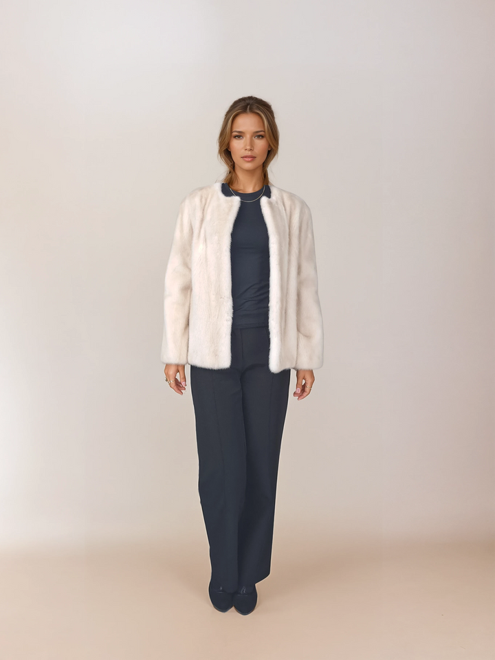 Chanel, 60 cm. - Mink - Kvinder - Perle