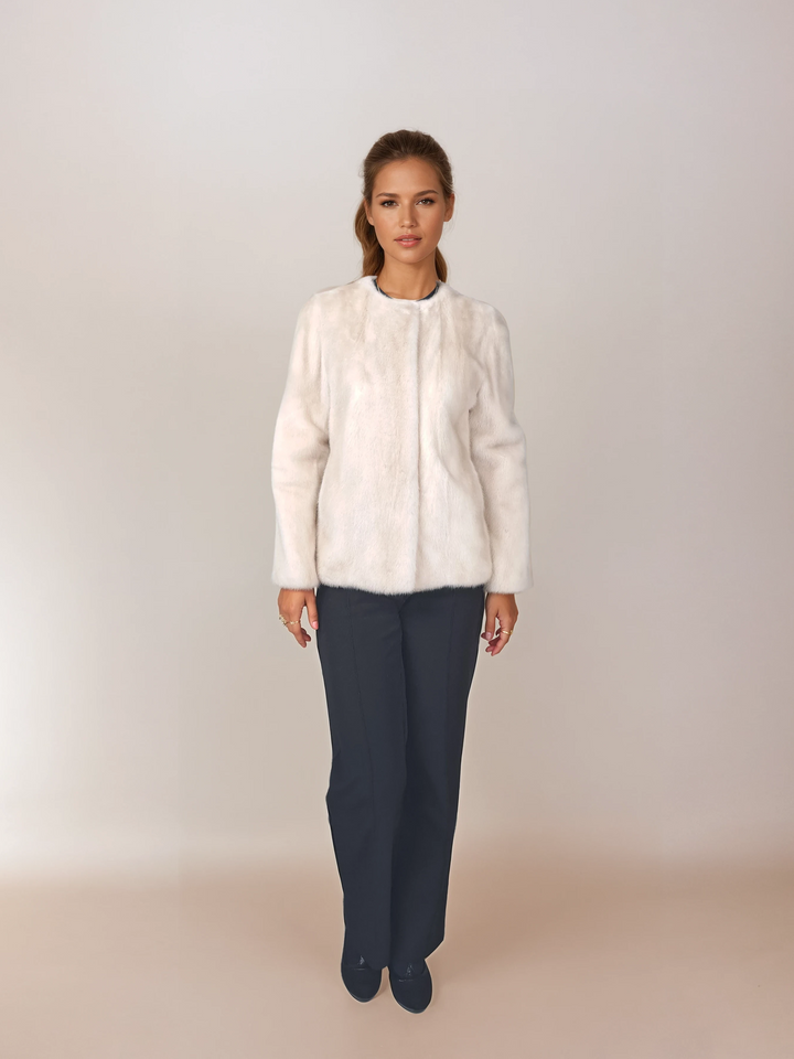 Chanel, 60 cm. - Mink - Kvinder - Perle