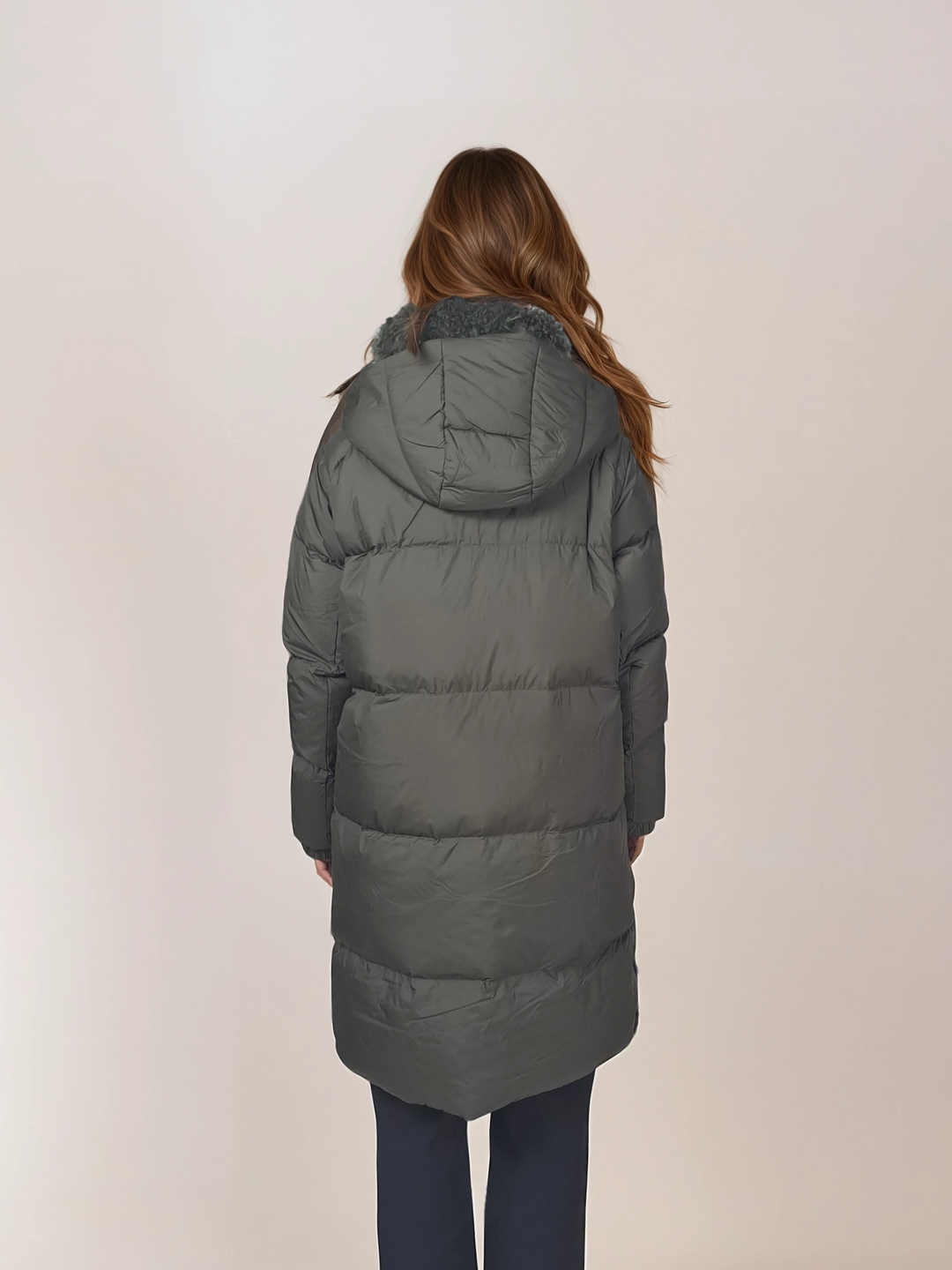 Heather, 98 cm. - Down Jacket/Vest - Kvinder - Army Green