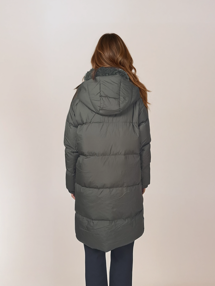 Heather, 98 cm. - Down Jacket/Vest - Kvinder - Army Green