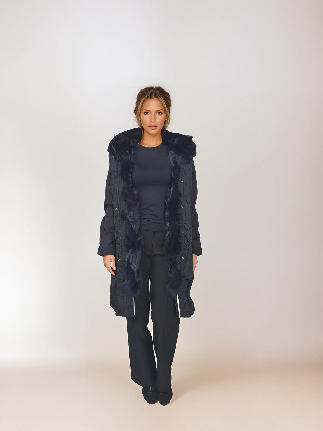 Calgary, 95 cm. - Huva - Textil - Dam - Svart