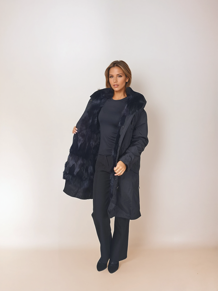 Calgary, 95 cm. - Huva - Textil - Dam - Svart