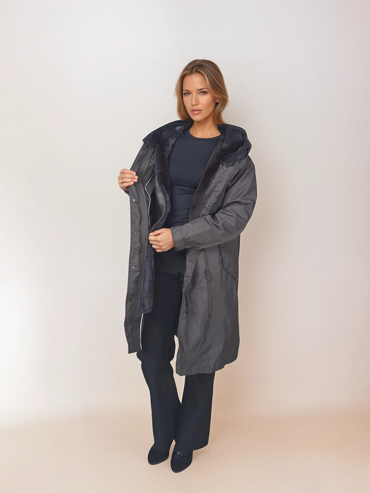 Calgary, 95 cm. - Hætte - Tekstil - Kvinder - Hæren