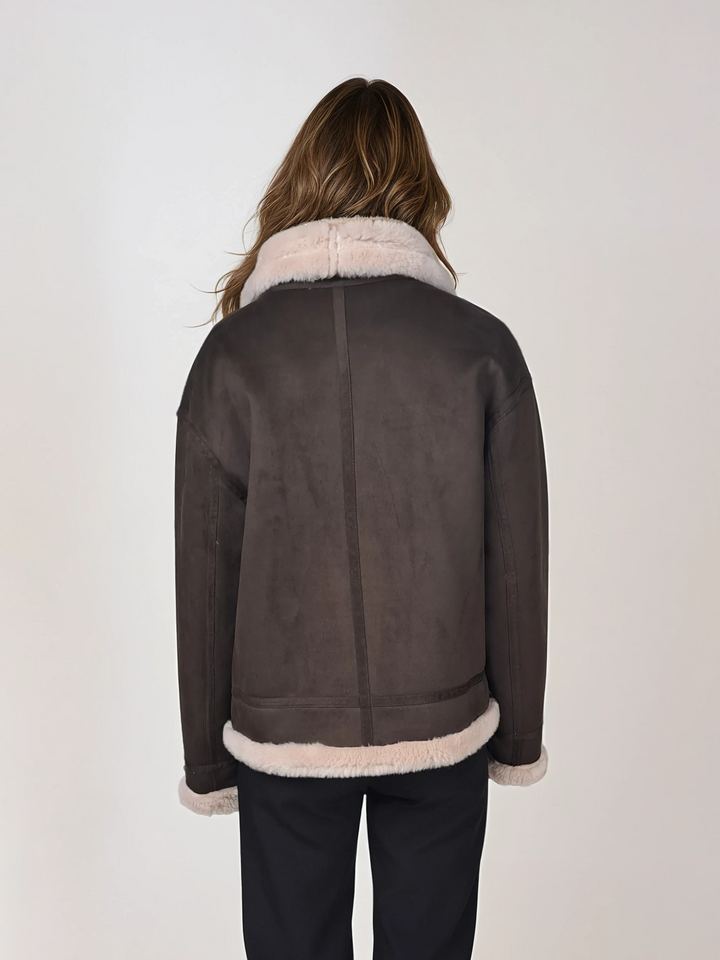 Heidi, 60 cm. - Krage - Air Wool - Dam - Ganix Brown