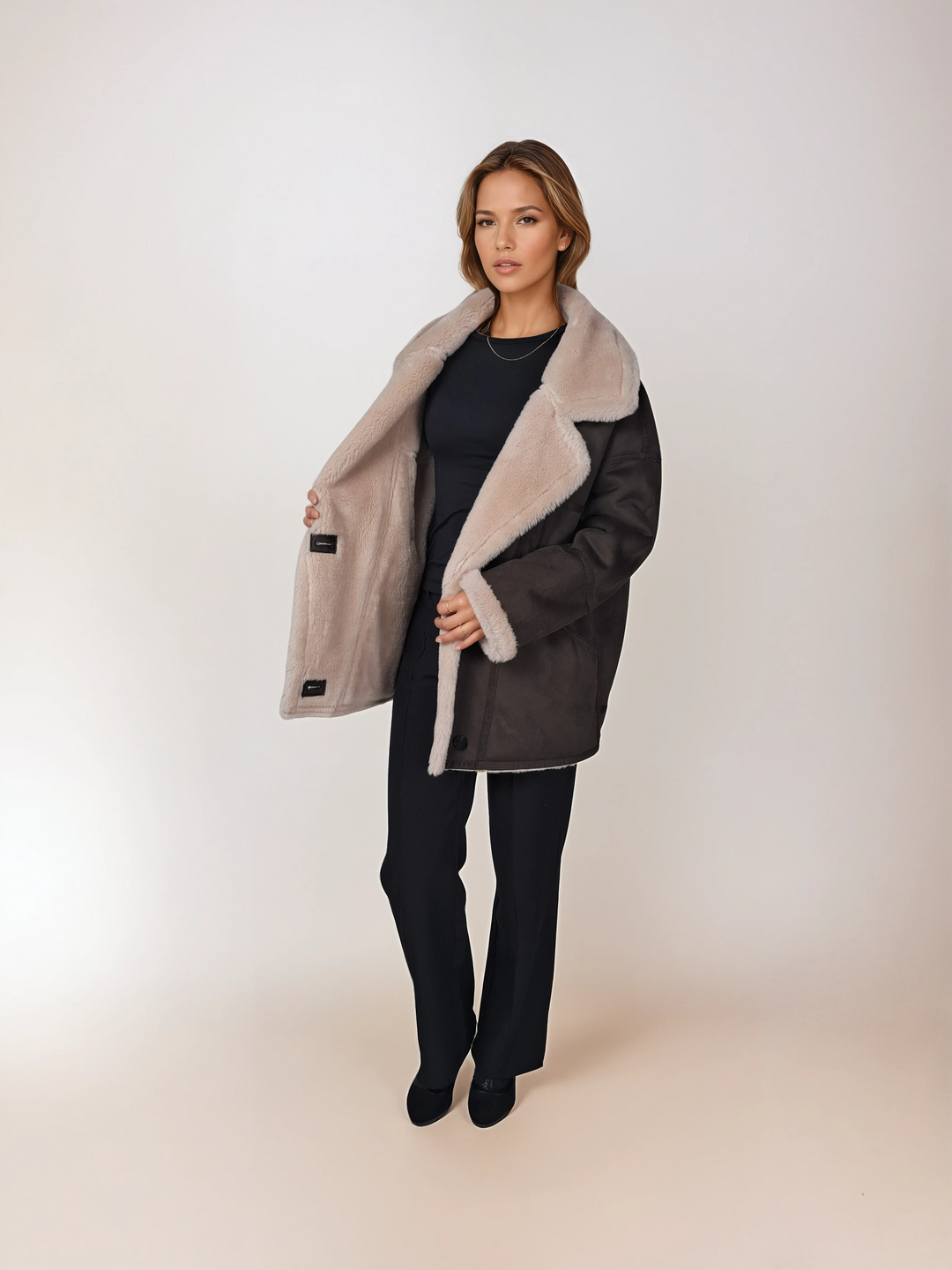 Ibi 75 cm. - Air Wool - Dam - Kastanj