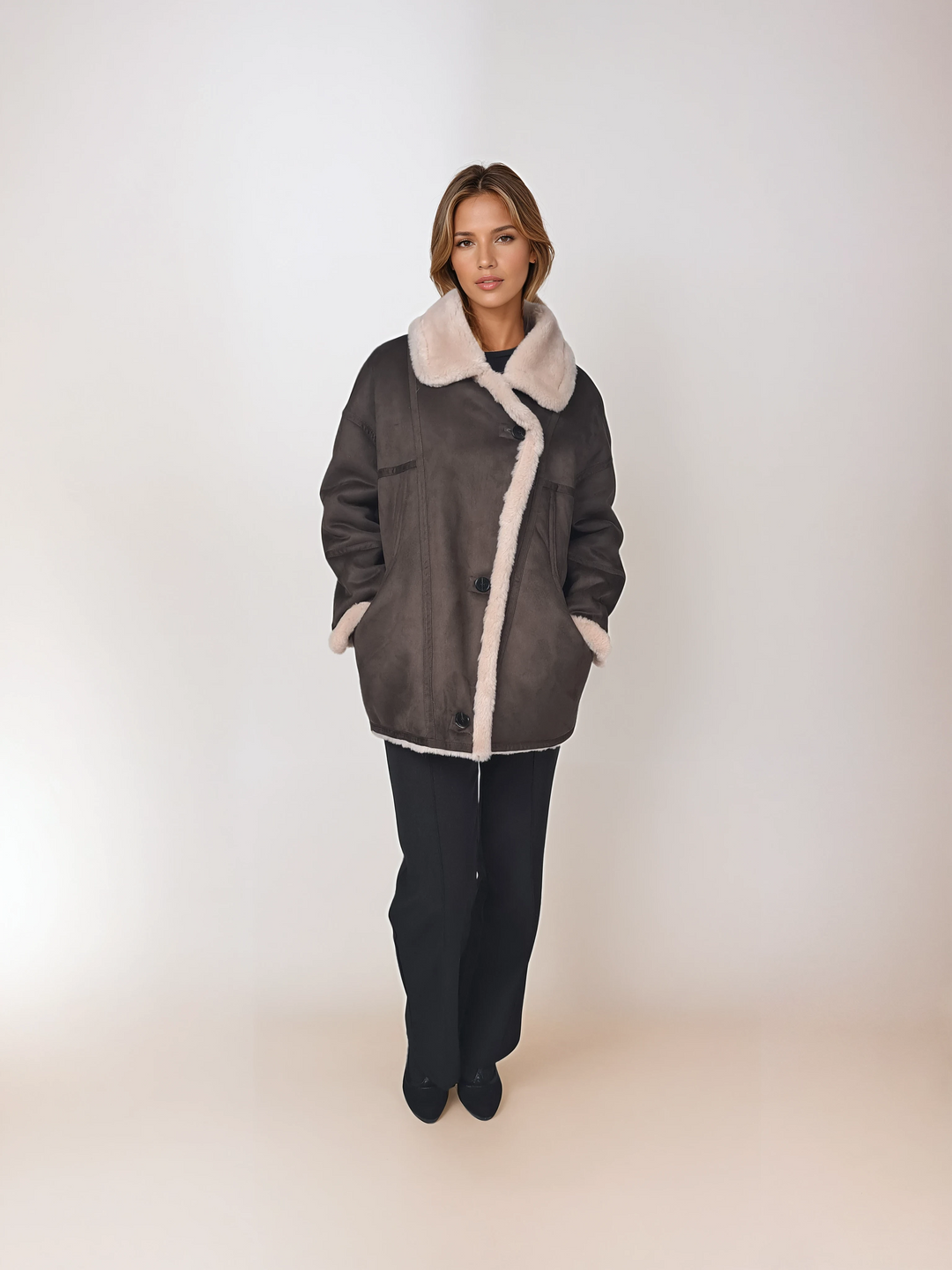 Ibi 75 cm. - Air Wool - Dam - Kastanj