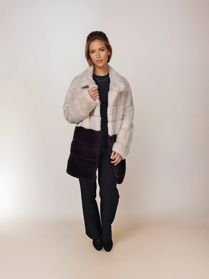 Hachan, 80 cm. - Rex - Kvinder - Elfenben og vin