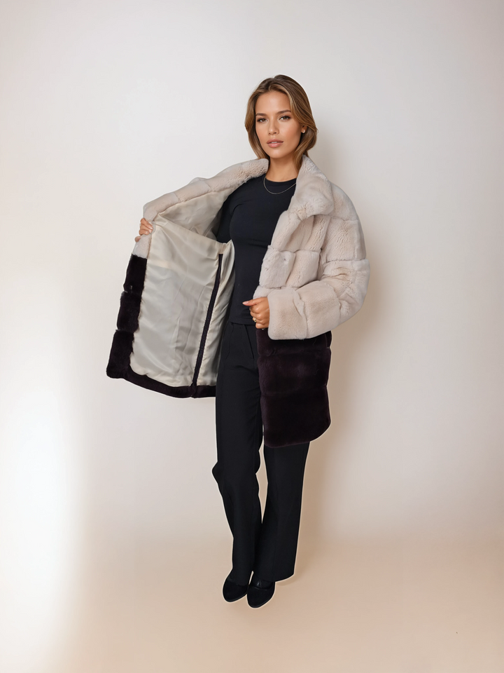 Hachan, 80 cm. - Rex - Kvinder - Elfenben og vin