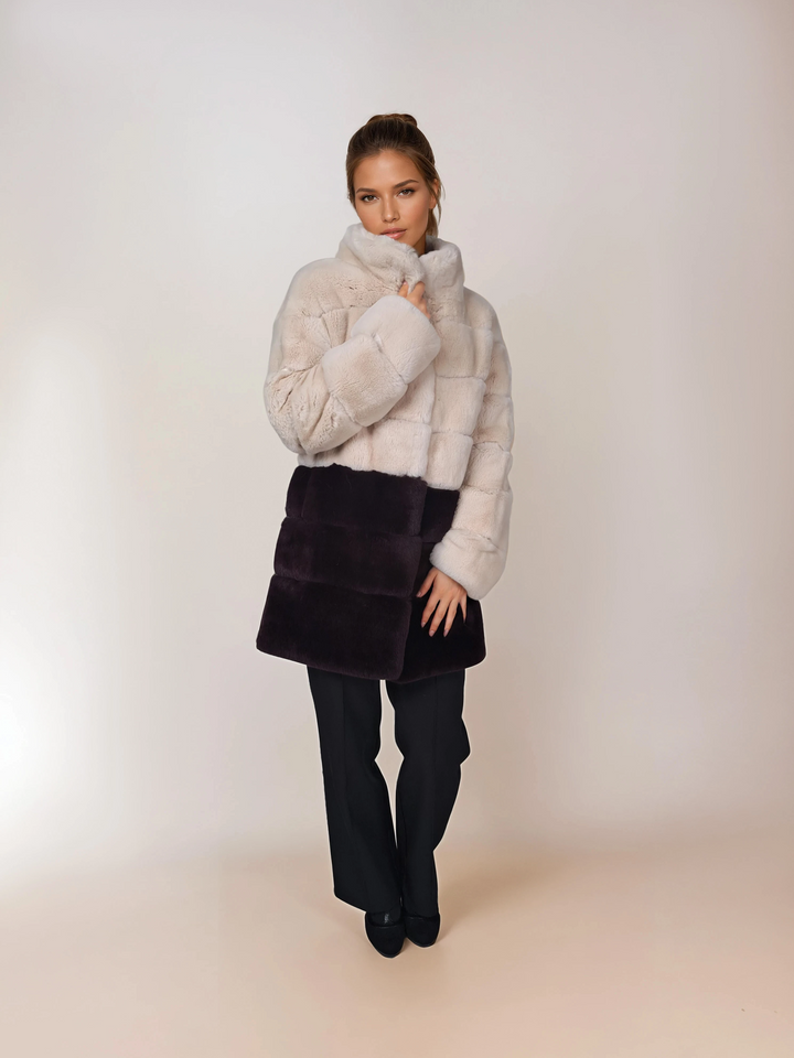 Hachan, 80 cm. - Rex - Kvinder - Elfenben og vin