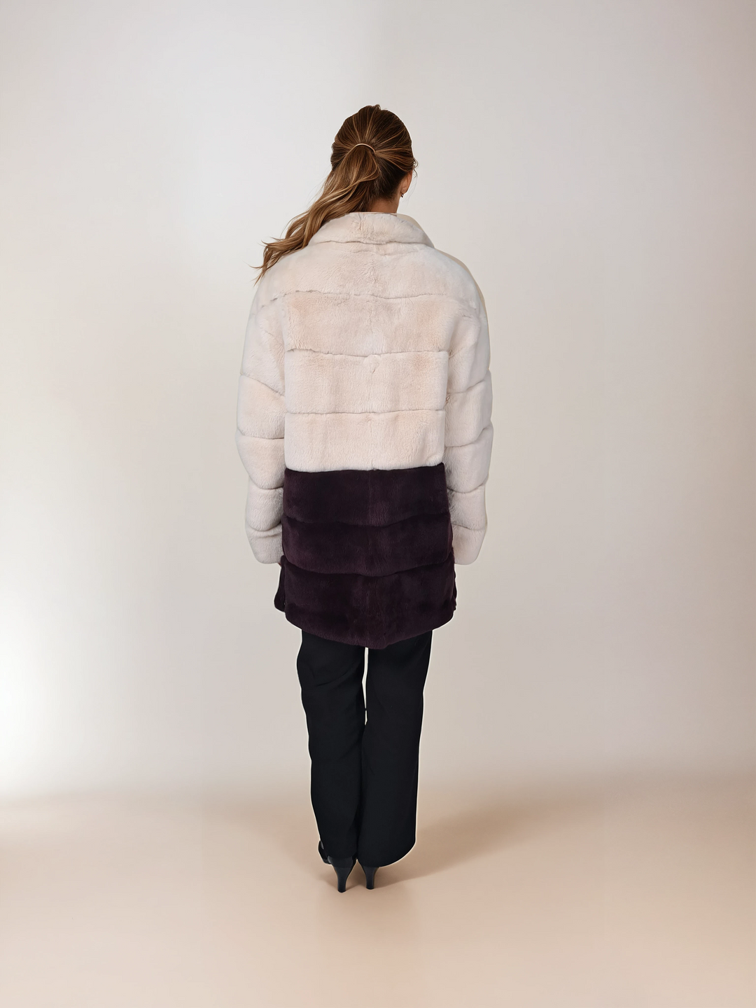 Hachan, 80 cm. - Rex - Kvinder - Elfenben og vin