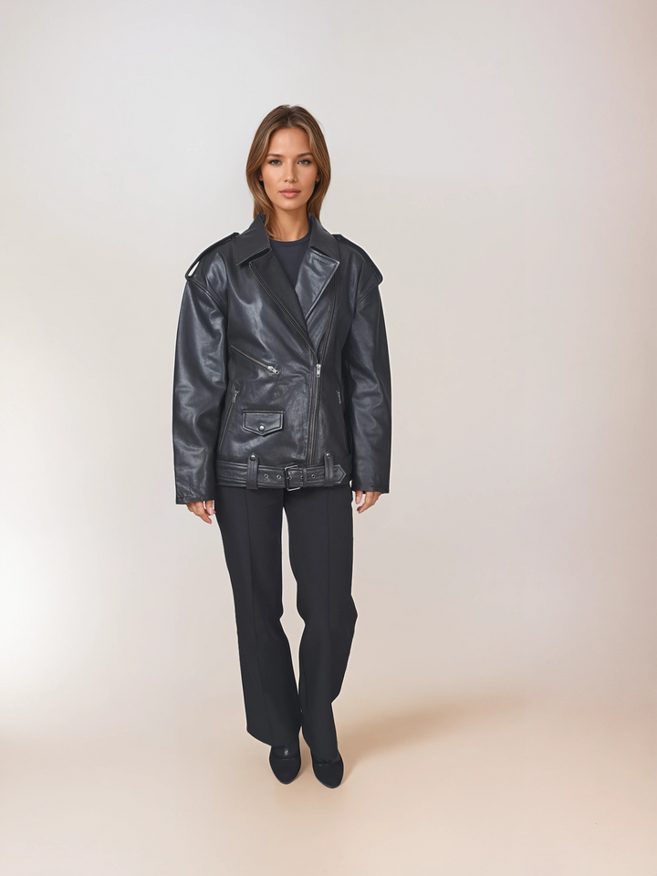 Illy, 62 cm. - Ziegenleder - Damen - Schwarz