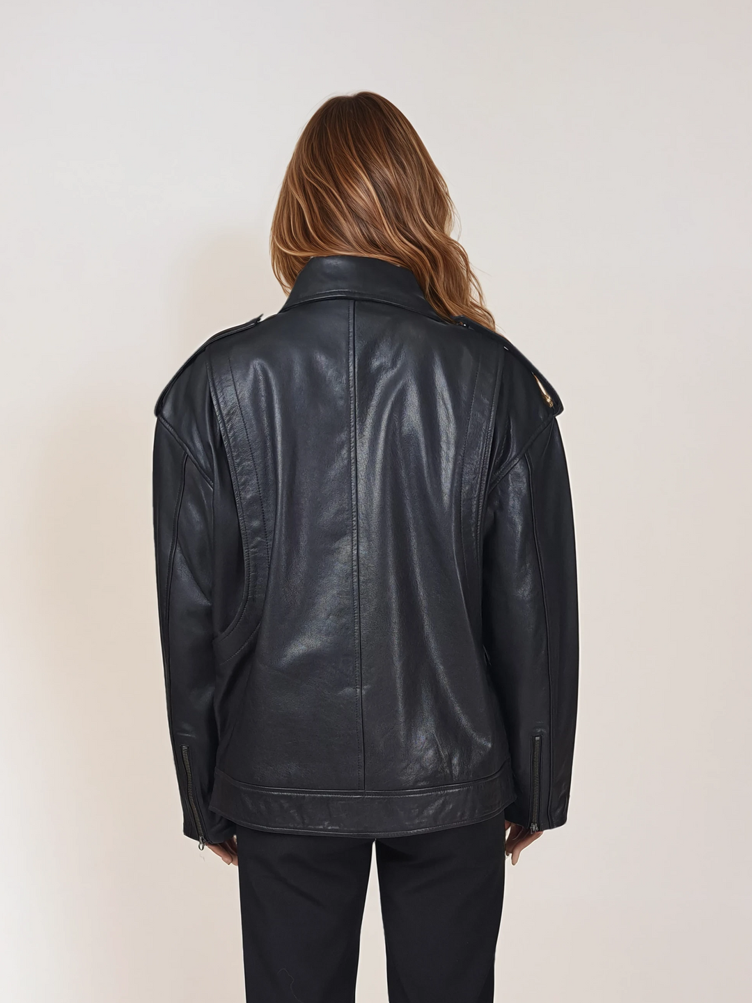 Illy, 62 cm. - Ziegenleder - Damen - Schwarz