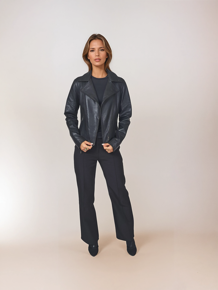 Amina - Lamb Thick Dace Læder -Damer - Sort