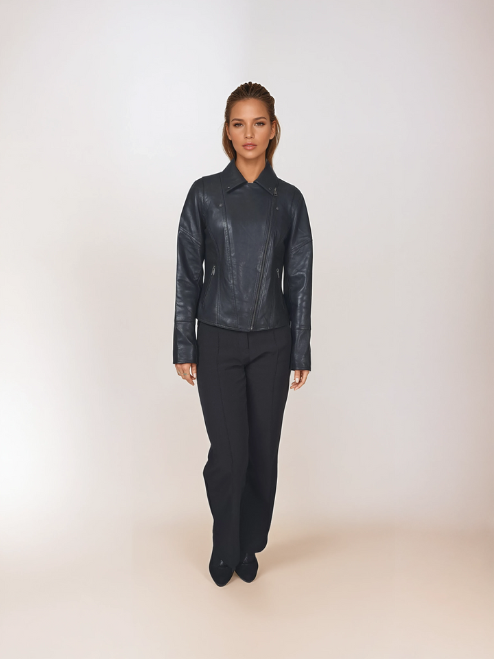 Amina - Lamb Thick Dace Læder -Damer - Sort