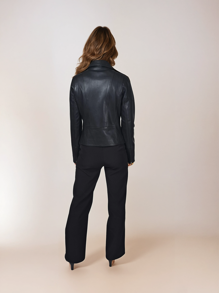 Amina - Lamb Thick Dace Læder -Damer - Sort