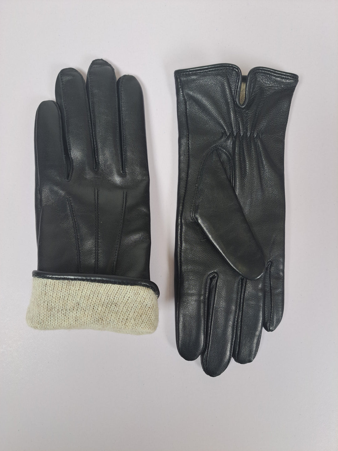 3100 Handske - Lamm Slink Läder - Tillbehör - Svart