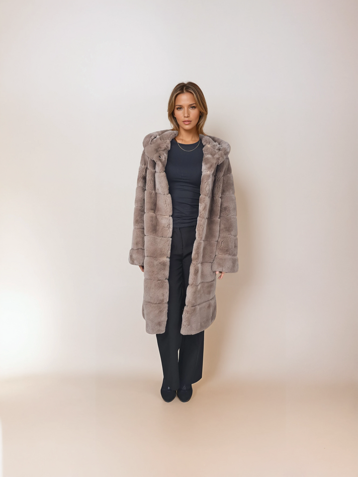 Petrovski, 100 cm. - Collar - Rex - Women - Cafe Latte