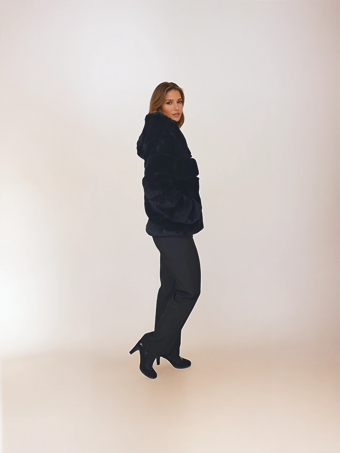 Petrovski, 60 cm. - Hood - Rex - Women - Black