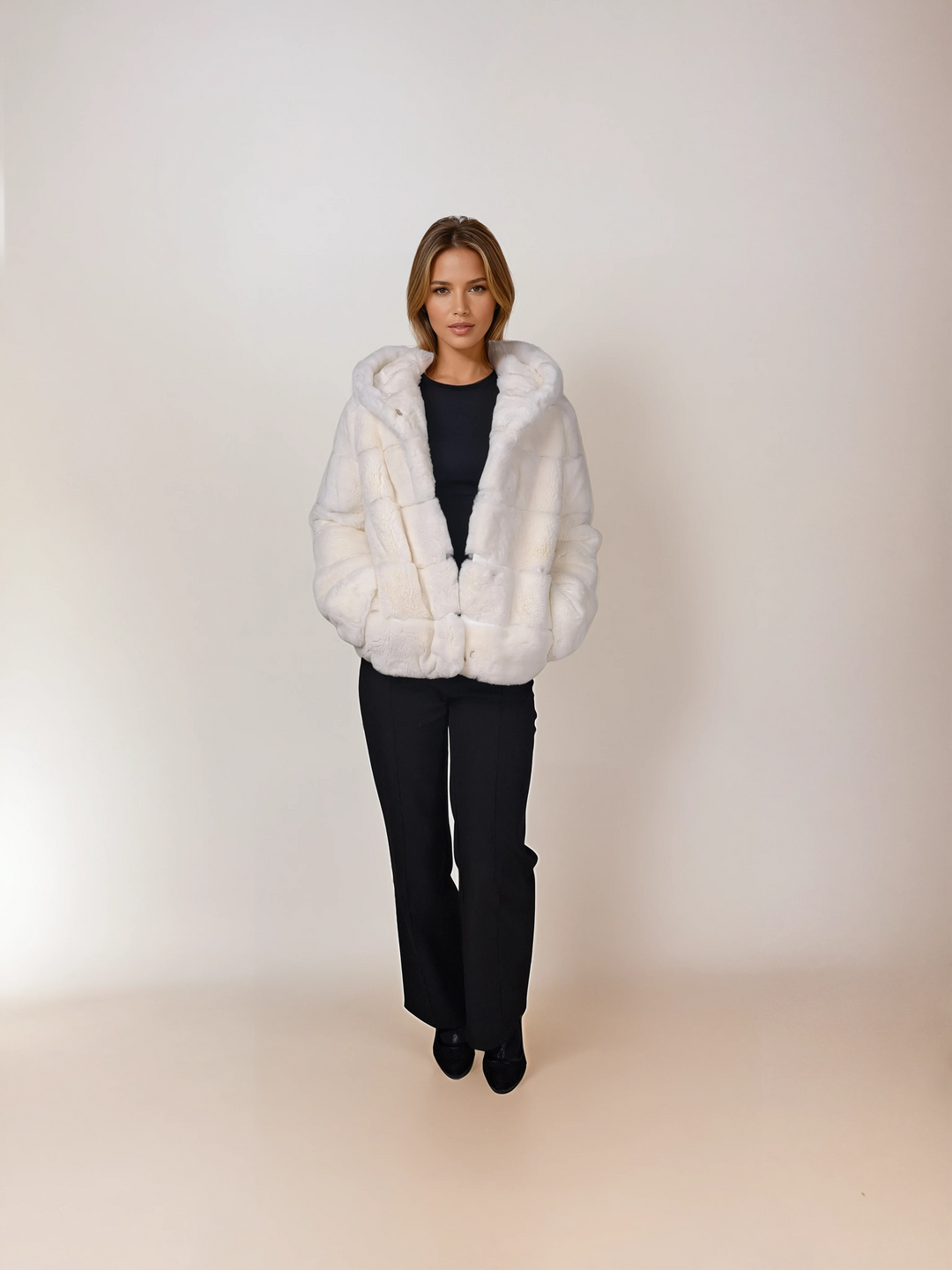 Petrovski, 60 cm. - Hood - Rex - Femmes - Blanc