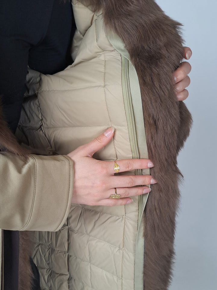 Ivana, 97 cm. - Textil - Dam - Off White