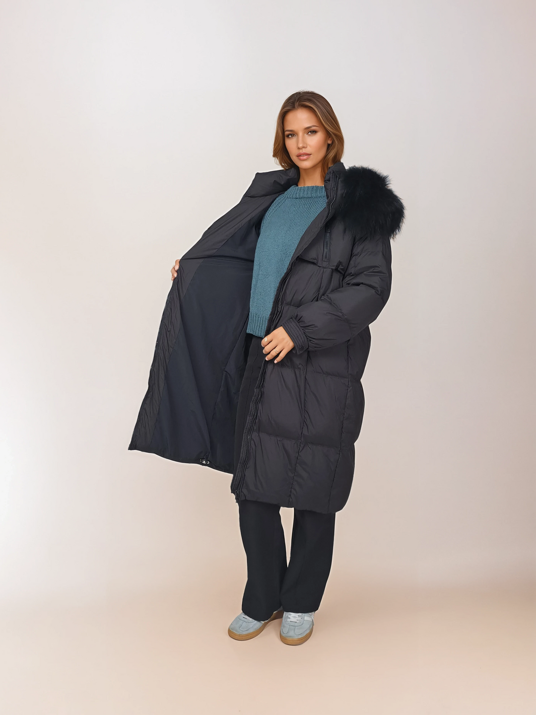 Izon, 105 cm. - Down - Dam - Svart