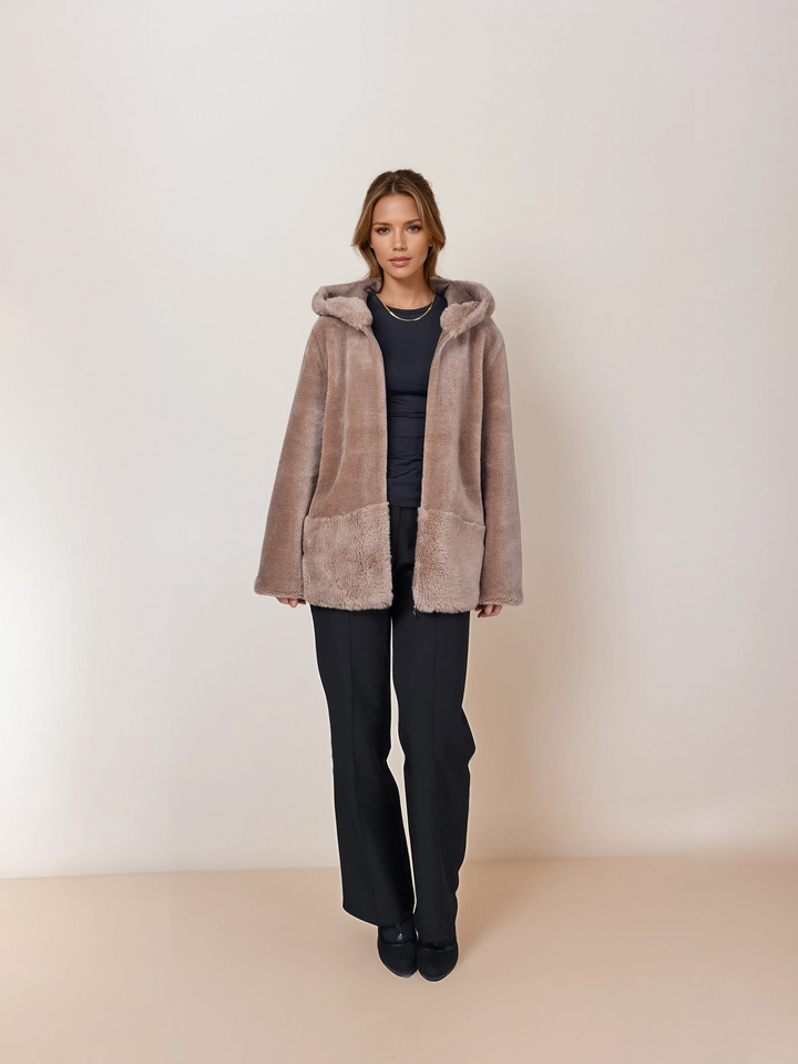 Ilda, 72 cm. - Huva - Air Wool - Dam - Kastanj