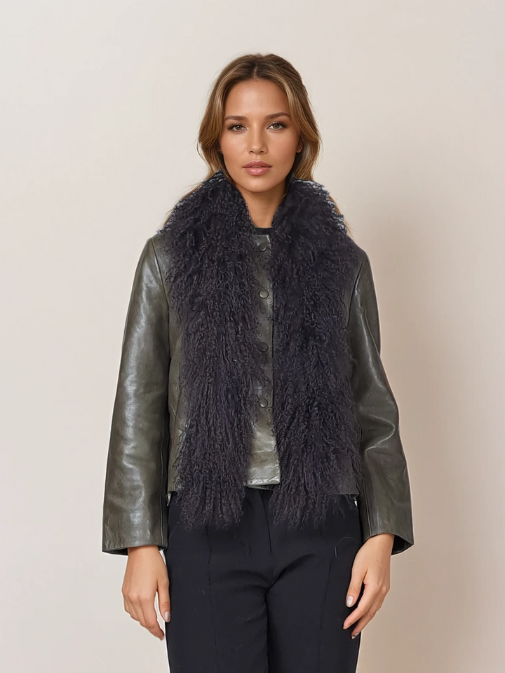 Krage - Kalgan Lamb - Accesories - Brown