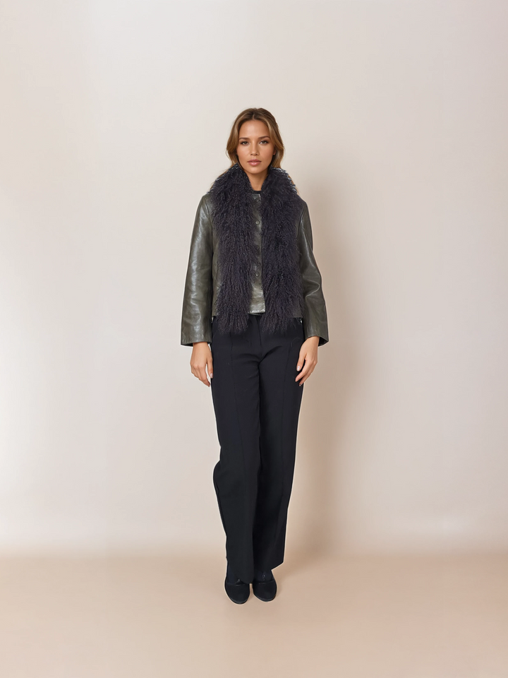 Krage - Kalgan Lamb - Accesories - Brown