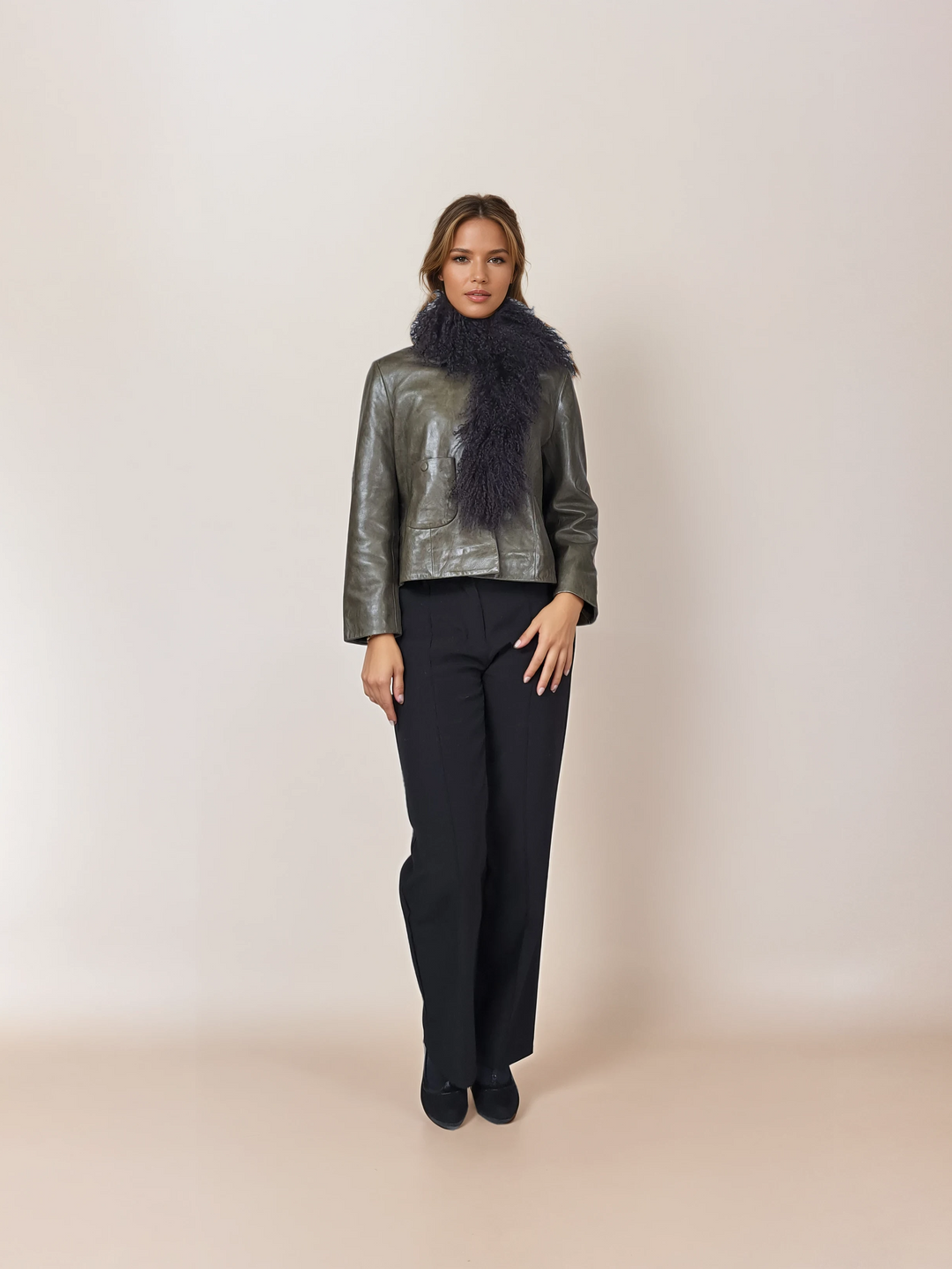 Krage - Kalgan Lamb - Accesories - Brown