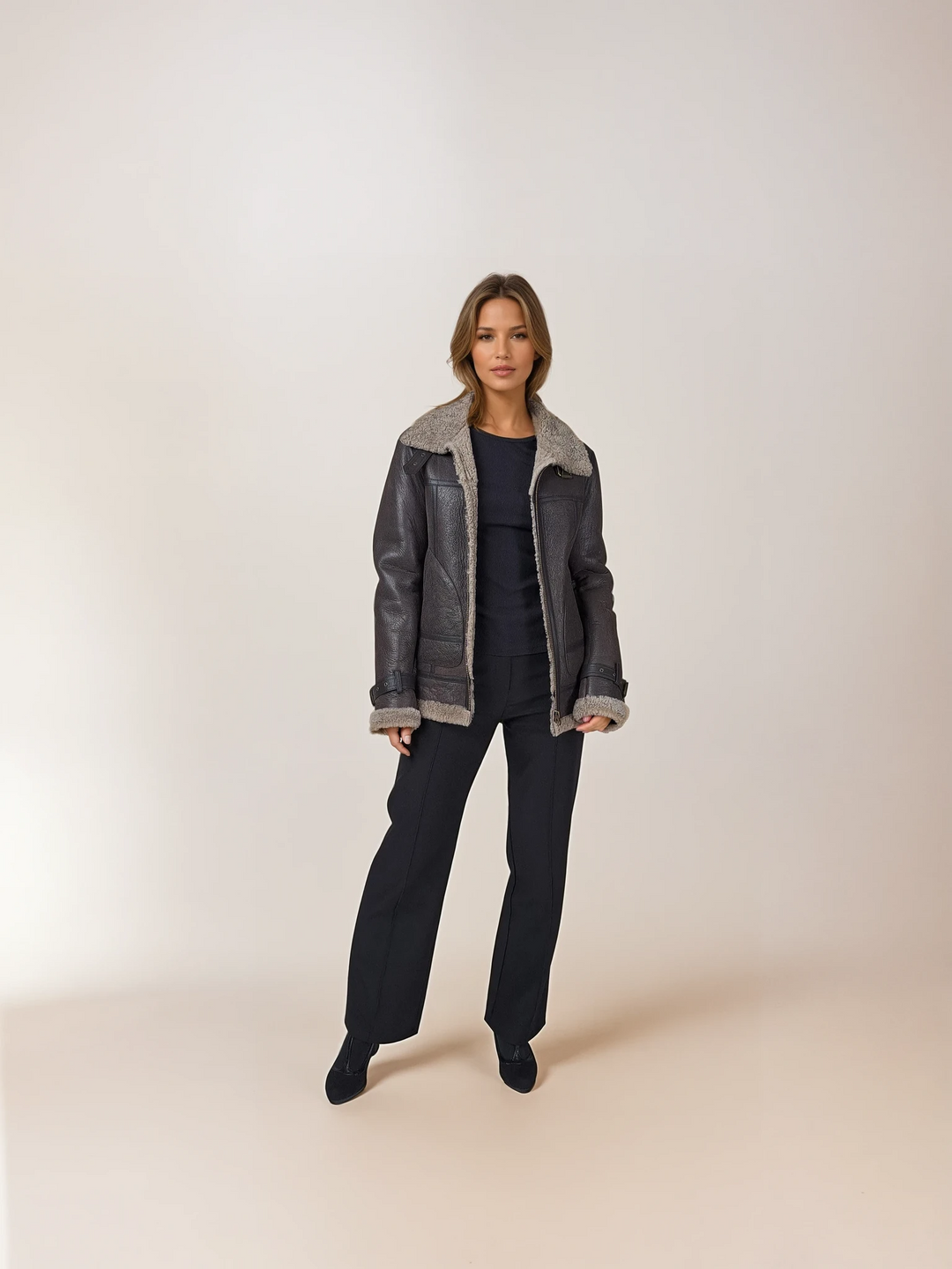 Gitta, 65 cm.  - Cool Lamb - Kvinder - Dark Oak