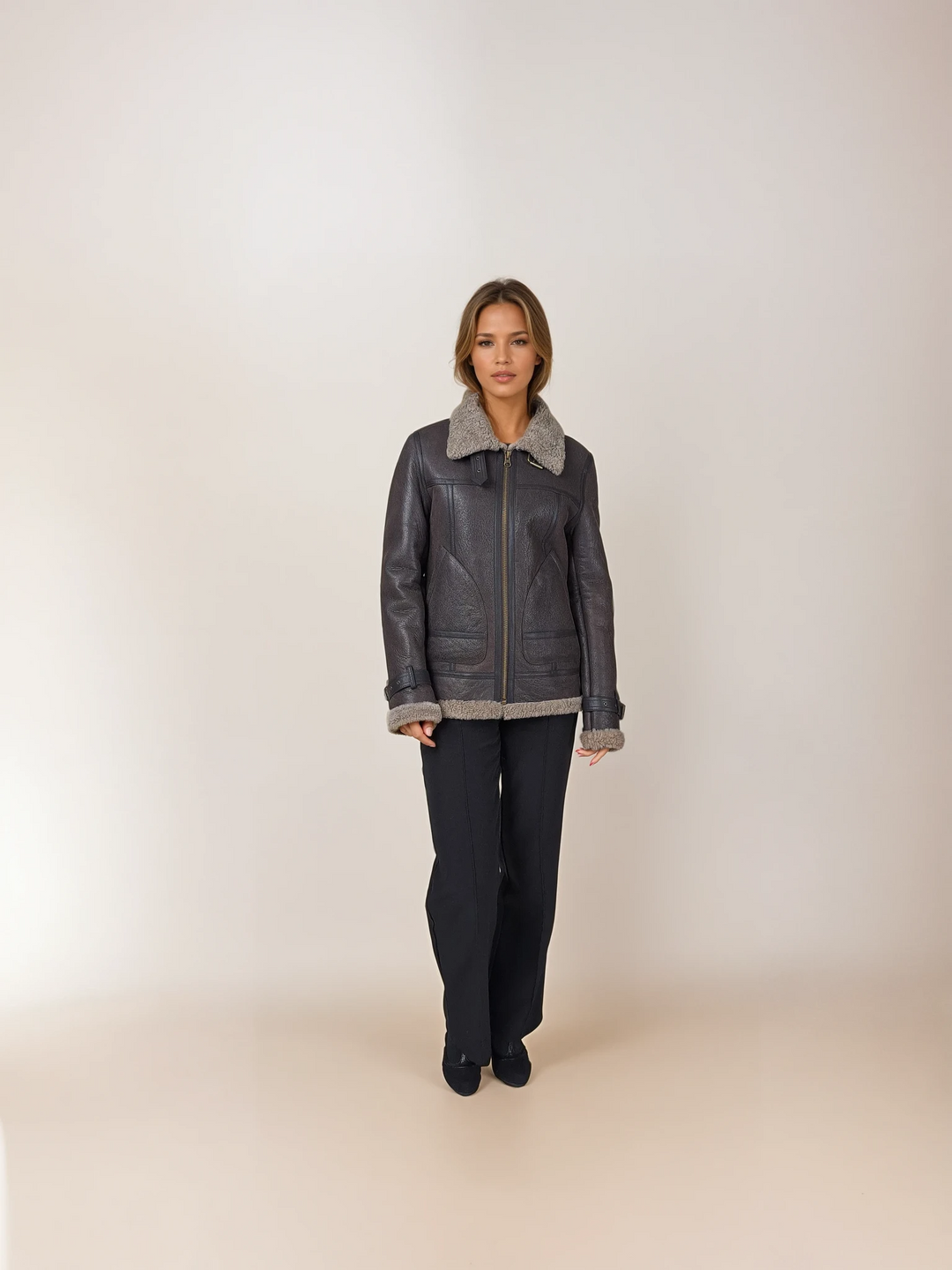 Gitta, 65 cm.  - Cool Lamb - Kvinder - Dark Oak