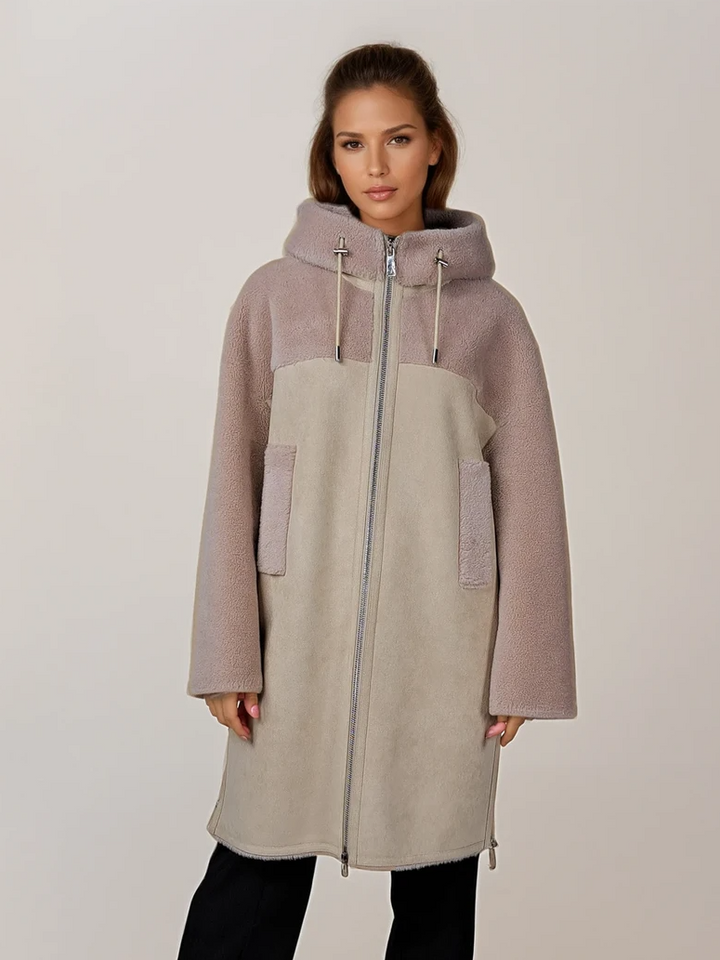 Huguette, 90 cm. - Hood - Laine d'air - Femmes - Péach Puff